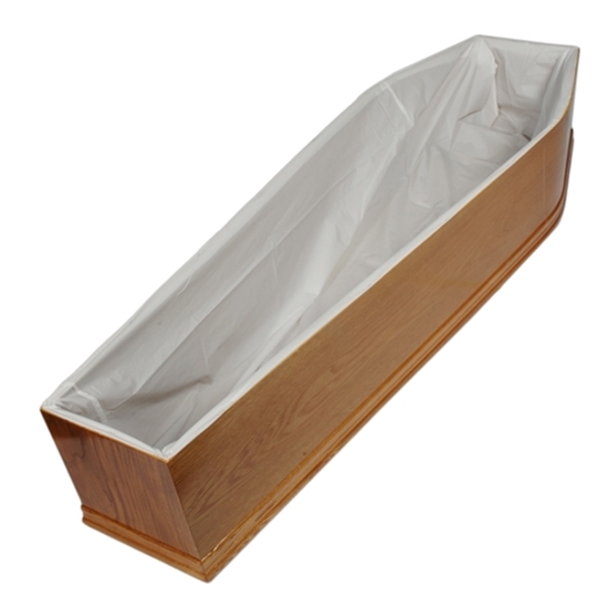 Leslie R Tipping Limited Funeral Supplies. Coffin Shaped Liner