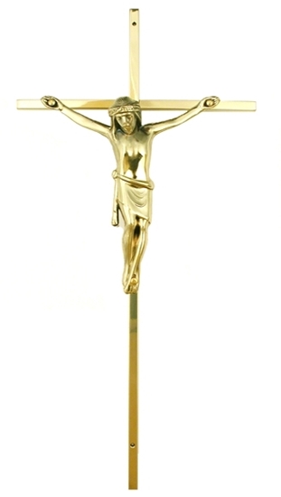 Picture of 16" Metal Crucifix with Plastic Figure