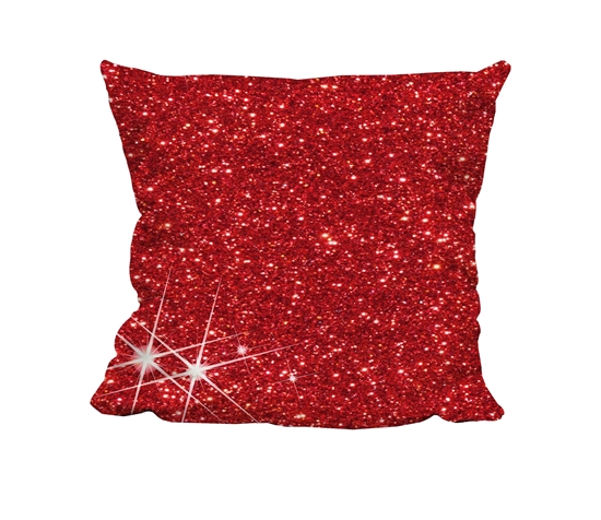 Picture of Red with Sparkles - Cuddle Cushion