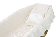 Picture of Cream Satin Cumberland Suite/Quilted Mattress