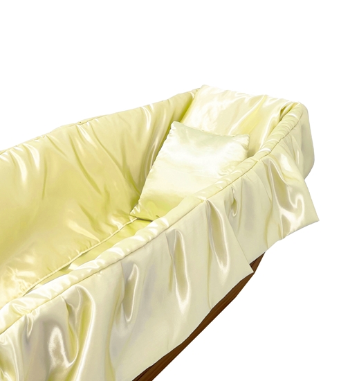 Picture of Sunshine Yellow Satin Holbeck Suite